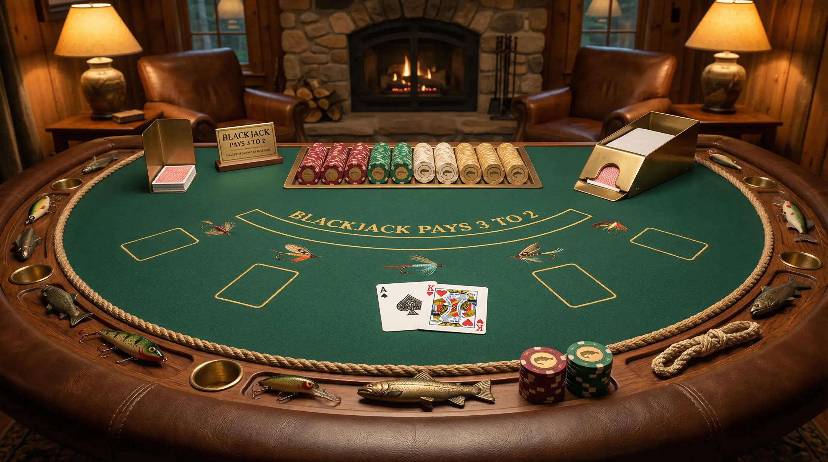 Mesa de Blackjack elegante no verabet
